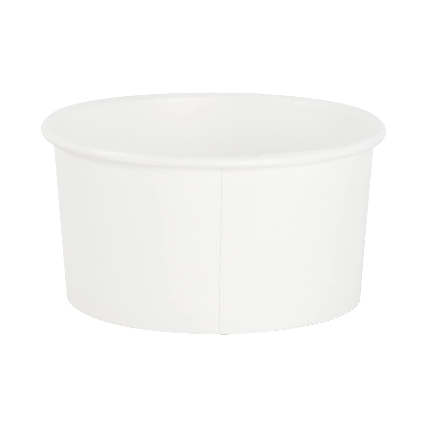 KARAT EARTH Eco-Friendly 6oz Paper Cold/Hot Food Container (90.8mm), White, KE-KDP6W - 1,000 ct