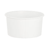 KARAT EARTH Eco-Friendly 6oz Paper Cold/Hot Food Container (90.8mm), White, KE-KDP6W - 1,000 ct