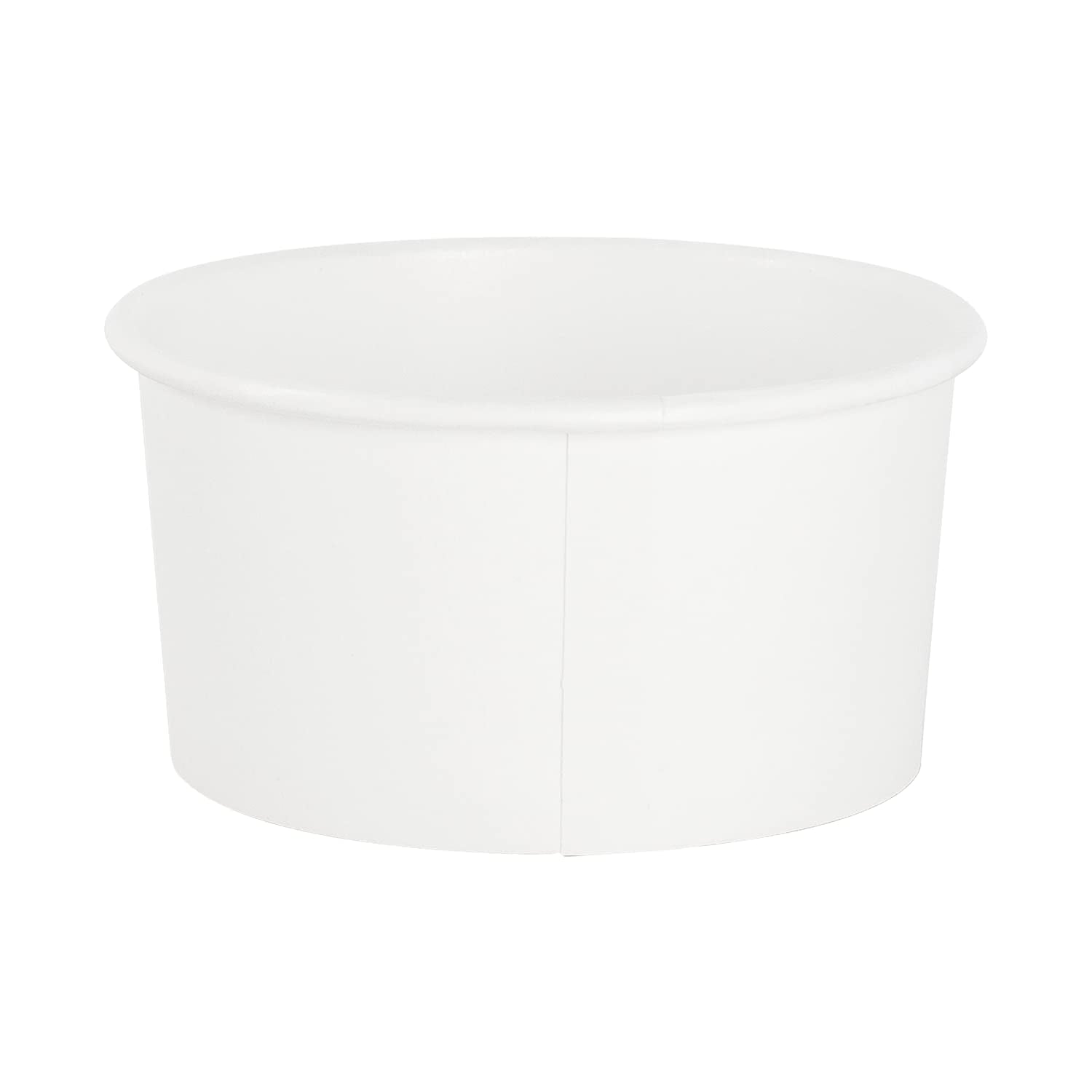 KARAT EARTH Eco-Friendly 6oz Paper Cold/Hot Food Container (90.8mm), White, KE-KDP6W - 1,000 ct