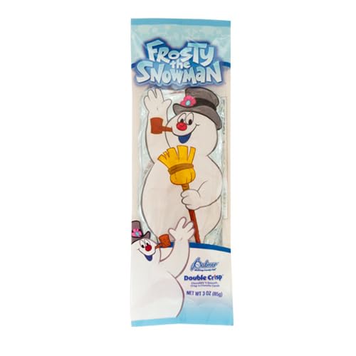 Palmer Chocolate Snowman Shaped Stocking Stuffer, Crisp and Crunchy Chocolate, Individually Wrapped Christmas Candy, Making Candy Fun Since 1948 (3