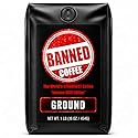 Banned Coffee™ Ground - World’s Strongest High Caffeine Coffee That Shouldn’t Be Allowed - Bold Medium-Dark Roast Arabica & Robusta Blend - Extreme