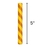 Old Fashioned Candy Sticks - Pack of 10 - Butterscotch - Individually Wrapped 5 in. Sticks - One 10 Count Box