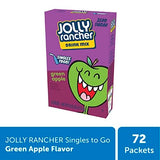 SINGLES TO GO! Jolly Rancher Green Apple, 6 Boxes with 6 Packets each, 36 total servings