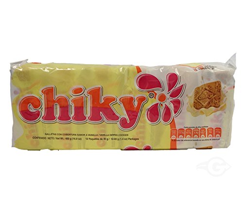 Pozuelo Chiky Vanilla Cookie 16.9 oz - Galletas de Vainilla (Pack of 1)