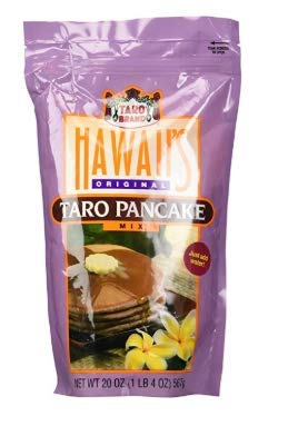 Hawaii's Taro Brand Original Taro Pancake Mix 20 oz. (Pack of 3 Bags)