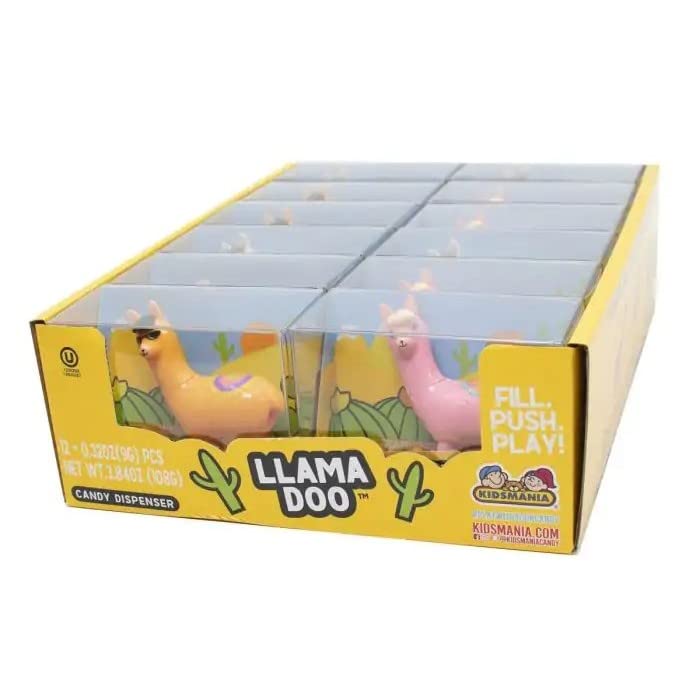 Llama Doo Mini Candy Dispenser 0.32 oz.- Case of 12
