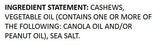 Snak Club Roasted & Salted Cashews, 4 Ounce (Pack of 6)