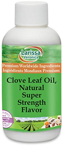 Clove Leaf Oil, Natural Super Strength Flavor (4 oz, ZIN: 528526) - 2 Pack