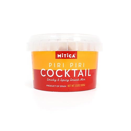 Mitica Piri Piri Cocktail Nuts Prepackaged Mini Tub, 3.52 OZ