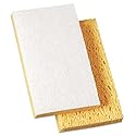 212 Main BWK16320 3.6 x 6.1 Inch Scrubbing Sponge 0.7 Inch Thick Yellow & White - 20 per Case