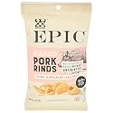 EPIC Pink Himalayan and Sea Salt Baked Pork Rinds, Keto Friendly, Protein Snacks, 2.5 oz