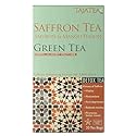 Taja Saffron Tea - Saffron & Mango Fusion Green Tea, Mood Boosting, Detox, Revive and Refresh Blend, Caffeinated | Gluten Free | Kosher, 20 Tea Bags