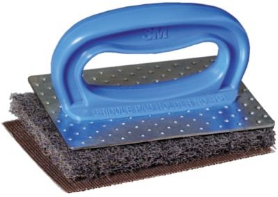 3M Griddle Polishing Pad 4 X 5.25 Gray 60/Carton