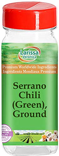Serrano Chili (Green), Ground (4 oz, ZIN: 526621) - 2 Pack