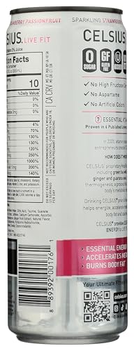 Celsius 12oz SS - Strawberry Passionfruit