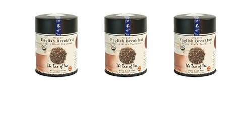 The Tao of Tea, English Breakfast Black Tea, Loose Leaf, 3.5-Ounce Tins (Pack of 3)