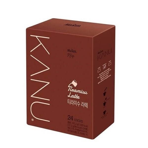 ZEESOON Dongsuh Maxim KANU Tiramisu Latte 24 Sticks
