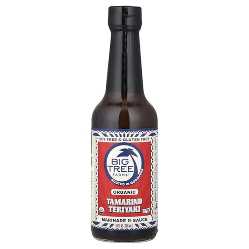 Big Tree Farms Organic Coco Aminos - Liquid Coconut Aminos, Soy-Free Sauce, Low Sodium, Soy Alternative, Gluten Free, Kosher, Marinade & Sauce