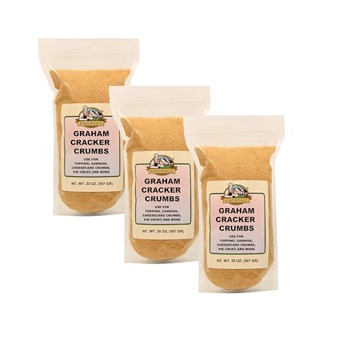 Bakerdale Graham Cracker Crumbs, 20 ounce resealable pouch