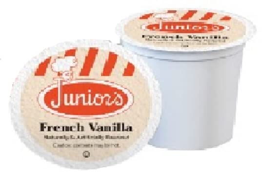 Junior's Most Fabulous French Vanilla Flavored Single Serve Pods (for Keurig Brewers) - 18 Count