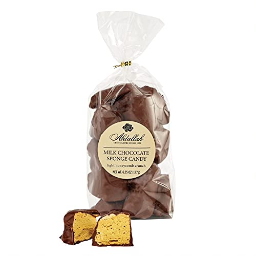Abdallah Chocolates-Milk Chocolate Sponge Candy, Twin Pack (two 6.25 oz packages)
