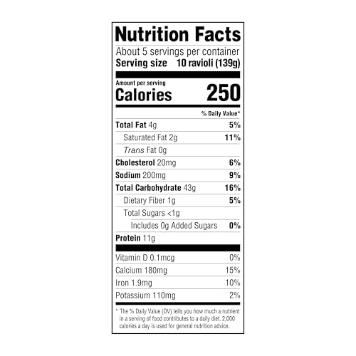 Amazon Grocery, Cheese Ravioli, Frozen, 24 Oz