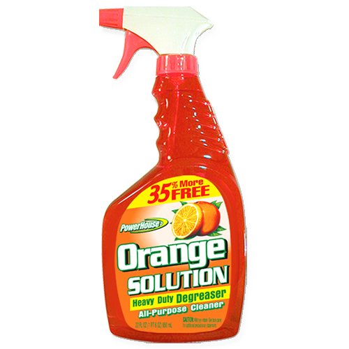 Personal Care Products Llc 90705-8 "PowerHouse" Orange Solution Heavy Duty Degreaser & All Purpose Cleaner with Trigger 22 Oz (Pack of 12)