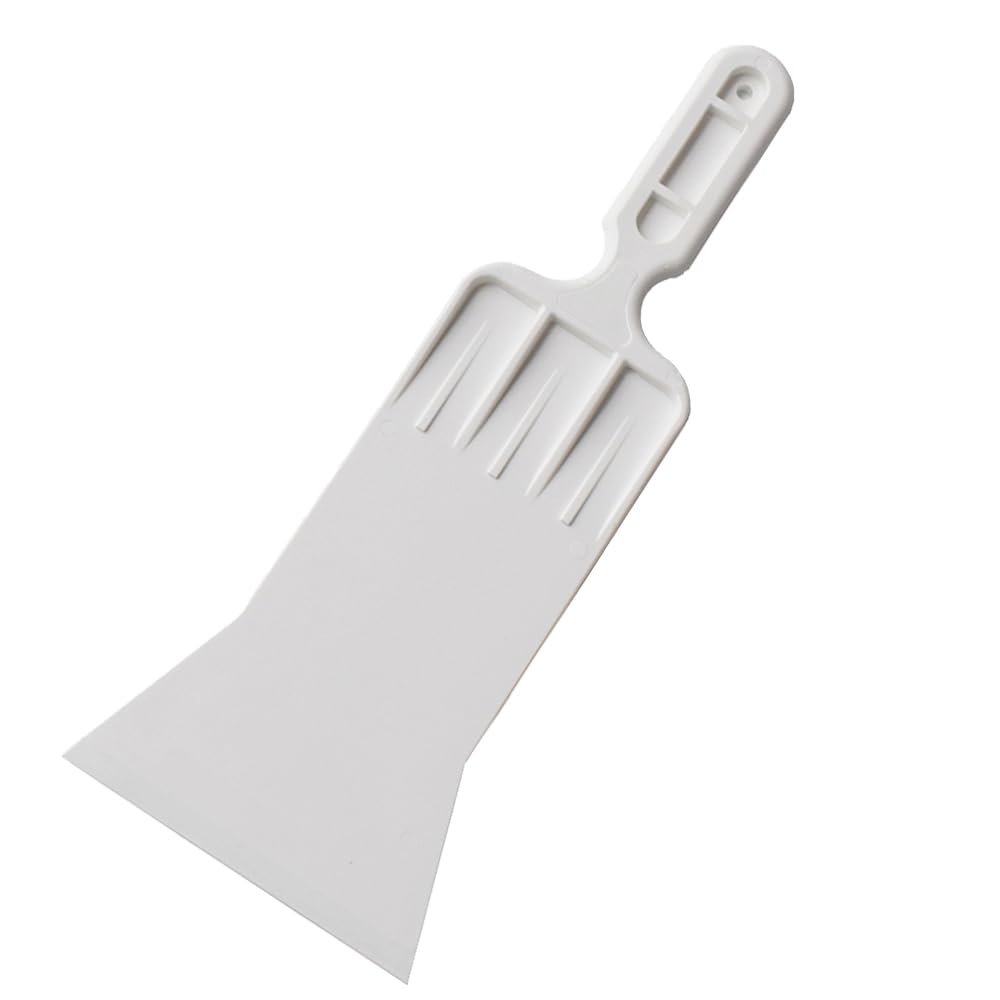 Long Handle Auto Bulldozer Squeegee for Window Tint Film Installing Car Vinyl Wraps Glass Cleaning Tinting (Flat Edge)