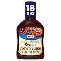 Kraft Sweet Brown Sugar Slow-Simmered Barbecue BBQ Sauce, 18 oz Bottle