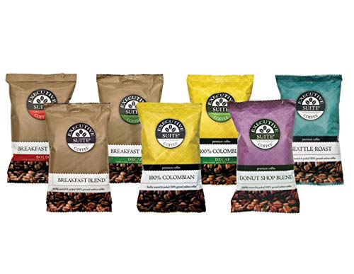 Executive Suite® Breakfast Blend Bold Coffee Packets, 1 Oz, Box Of 42