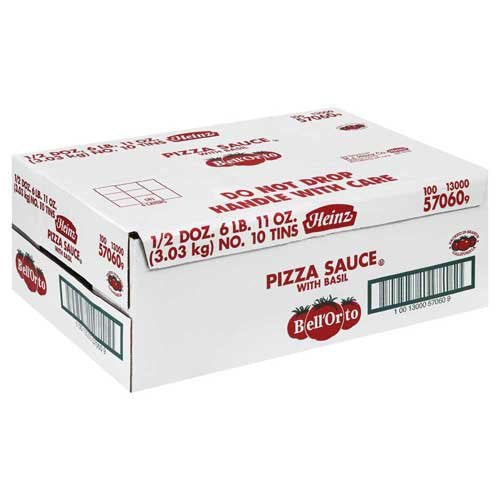 Bell Sauce Pizza W/Basil No. 10 Can -- 6 Per Case