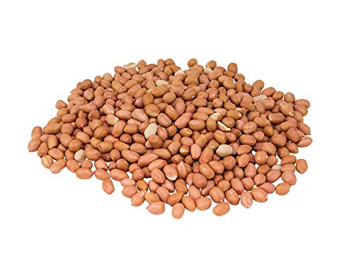 Aiva Raw Spanish Peanuts (10 LB Case) Bulk - Whole Unsalted Peanuts for Snacking, Cooking, and Baking | Product of USA | Spanish Premium Grade