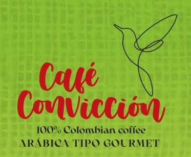 Cafe Conviccion - Premium Colombian Coffee 100% Arabica | Medium Roast | Freshly Ground | Specialty Coffee | 340gr/12 oz Resealable Bag