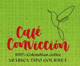Cafe Conviccion - Premium Colombian Coffee 100% Arabica | Medium Roast | Freshly Ground | Specialty Coffee | 340gr/12 oz Resealable Bag