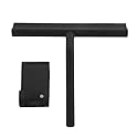 Stainless Steel Black Squeegee Window Car Glass Squeegee with Hooks Shower Squeegee Tools for Bathroom Kitchen