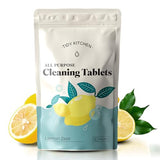 Tidy Kitchen All Purpose Cleaner Refill Tablets - Multi Surface Cleaner for Counters, Stovetops, Tile, Wood, Bath, and Glass - Compact Water-Activated