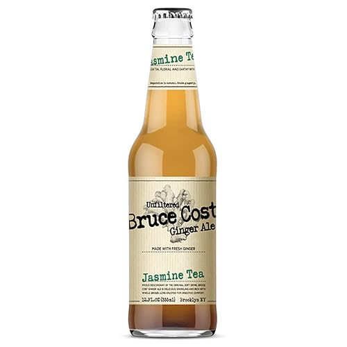 Bruce Cost Ginger Ale - Jasmine Tea - 12 oz (6 Glass Bottles)