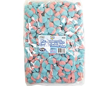 Juby Blue Raspberry Slice Gummies 2.5kg/5.5 lbs (Imported from Canada)