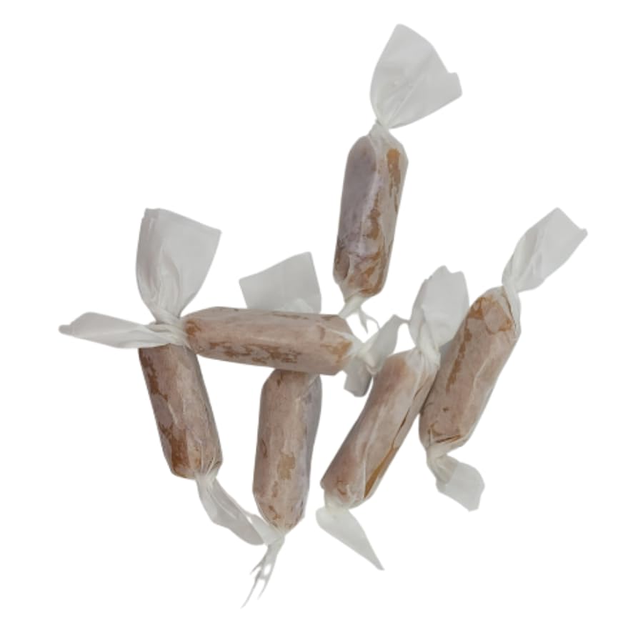 Boxicanyon Caramels | Traditional Vanilla Gourmet Caramels | Handcrafted in Small Batches | Gourmet Gift | Made in Nebraska | Bag of 12 Caramels