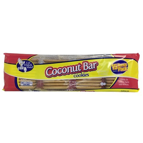 New 812816 Lil Dutch 15Oz Coconut Bar (-Pack) Bars Cheap Wholesale Discount Bulk Snacks Bars