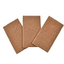Full Circle Neat Nut - Walnut Scour Pads, Pack of 3 - Dual-Sided Non-Scratch Dish Scrubbers Made with Plant-Based & Recycled Materials, Durable