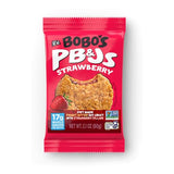 Bobo's Strawberry PB&J Oat Snacks, Simple Ingredients, Whole Grain Oats, Plant Based, Non-GMO, Gluten Free Breakfast Bars, Healthy Snacks for Adults