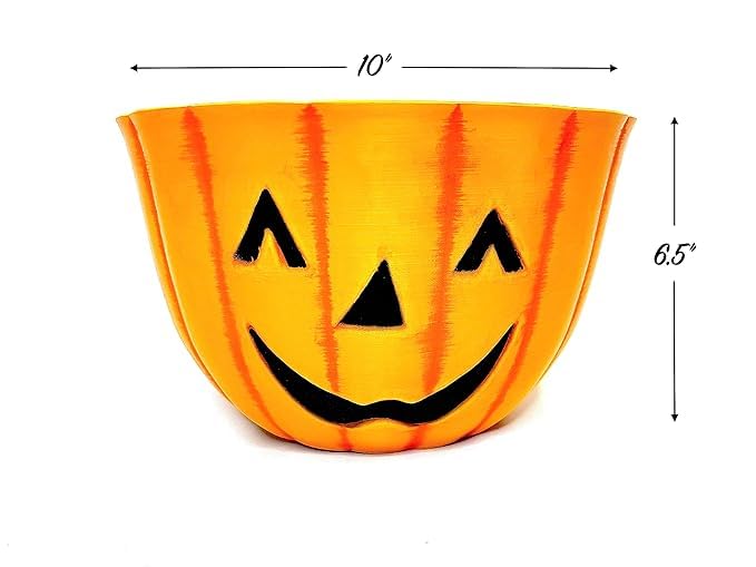 Halloween Pumpkin Gift Basket - Assorted Candy, Chocolates, Cookies & Snacks - Customizable Gift for Kids, Adults, Family, or Office (10" Timberland