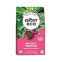 Alter Eco | Deep Dark Sea Salt Truffles | 58% Pure Dark Cocoa, Fair Trade, Organic, Non-GMO, Gluten Free Dark Chocolate Truffles (10 Count (Pack