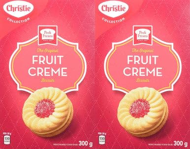 Peek Freans Fruit Crème 300g/10.6oz {Imported from Canada} Pack of 2