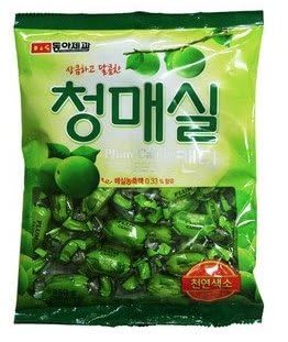 Korean Assorted Popular Fruit Flavored Candy Pieces (Plum 350g)