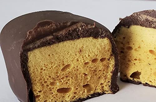 Dark Chocolate Sponge Candy Bulk Bags Arway Confections Resealable Bag (1 lb Bag)