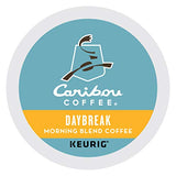 Caribou, Daybreak Morning Blend, Single-Serve Keurig K-Cup Pods, Light Roast Coffee, 96 Count (4 Boxes of 24 Pods)