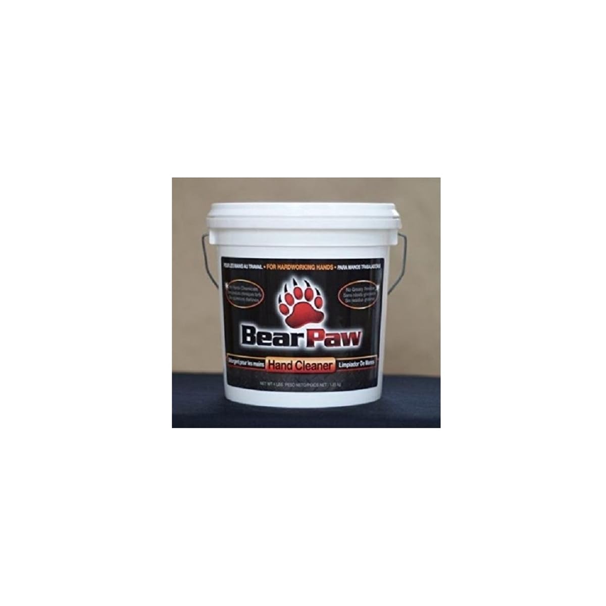 Bear Paw Hand Cleaner, Four 4 Pound Tubs