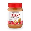 Amazon Grocery, Creamy Peanut Butter, No Stir, 16 Oz